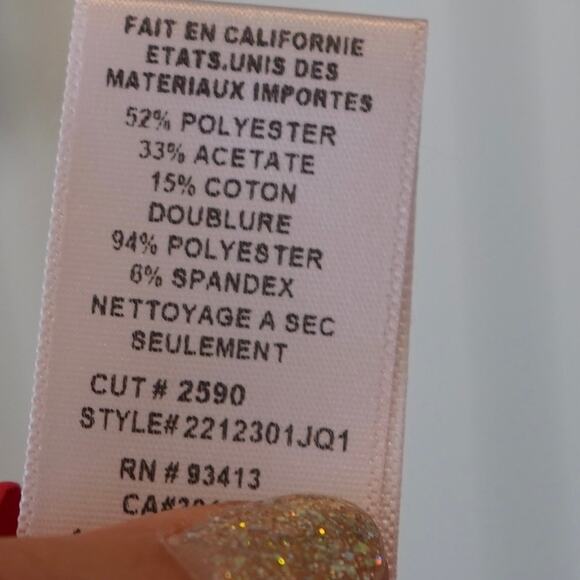 Trina Turk Back Zip Short Puff Sleeve Floral Mini Dress Pink Womens Size 10 - Picture 7 of 7